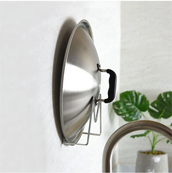 Metal pot lid holder