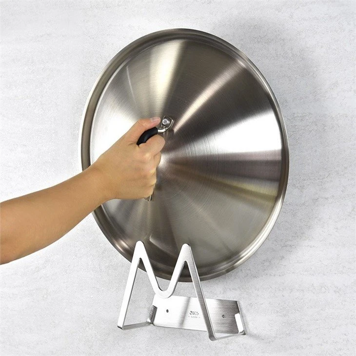 wall mounted pot lid holder