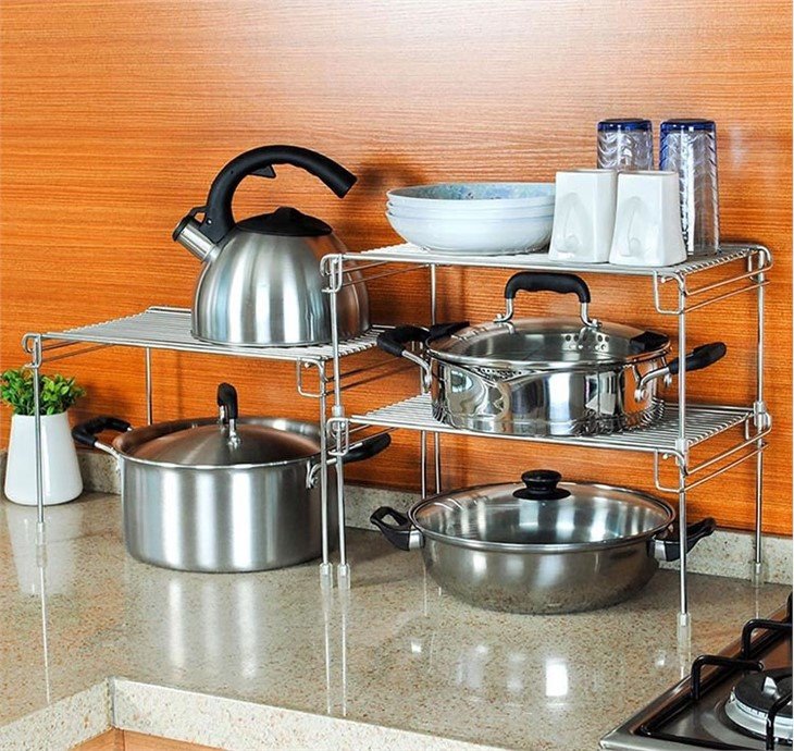 Kitchen metal rack